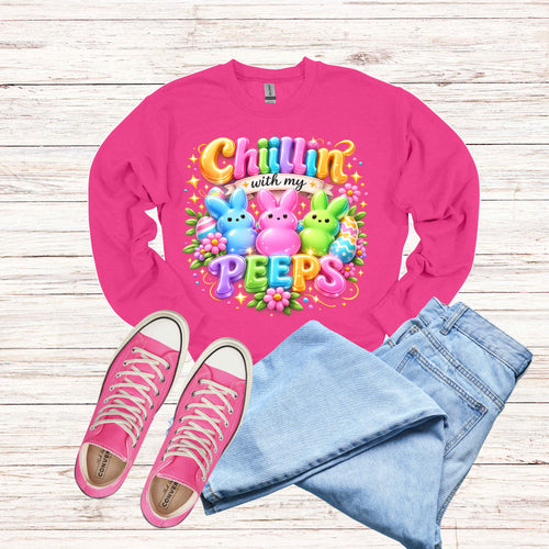 chilling with my Peeps Bella + Canvas Ladies Relaxed Jersey Short-Sleeve T-Shirt