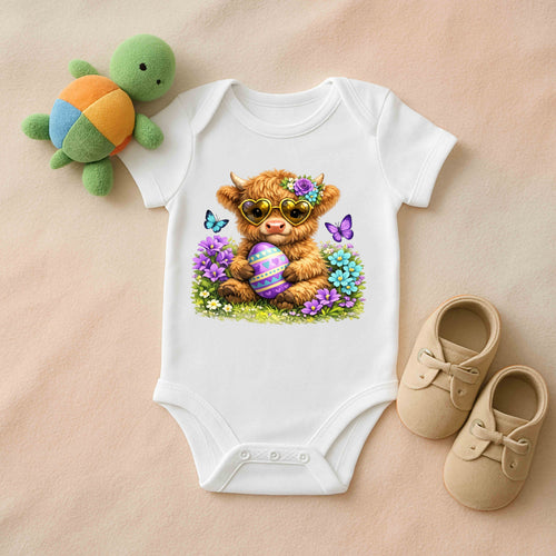 cute baby cow Infant Fine Jersey Bodysuit